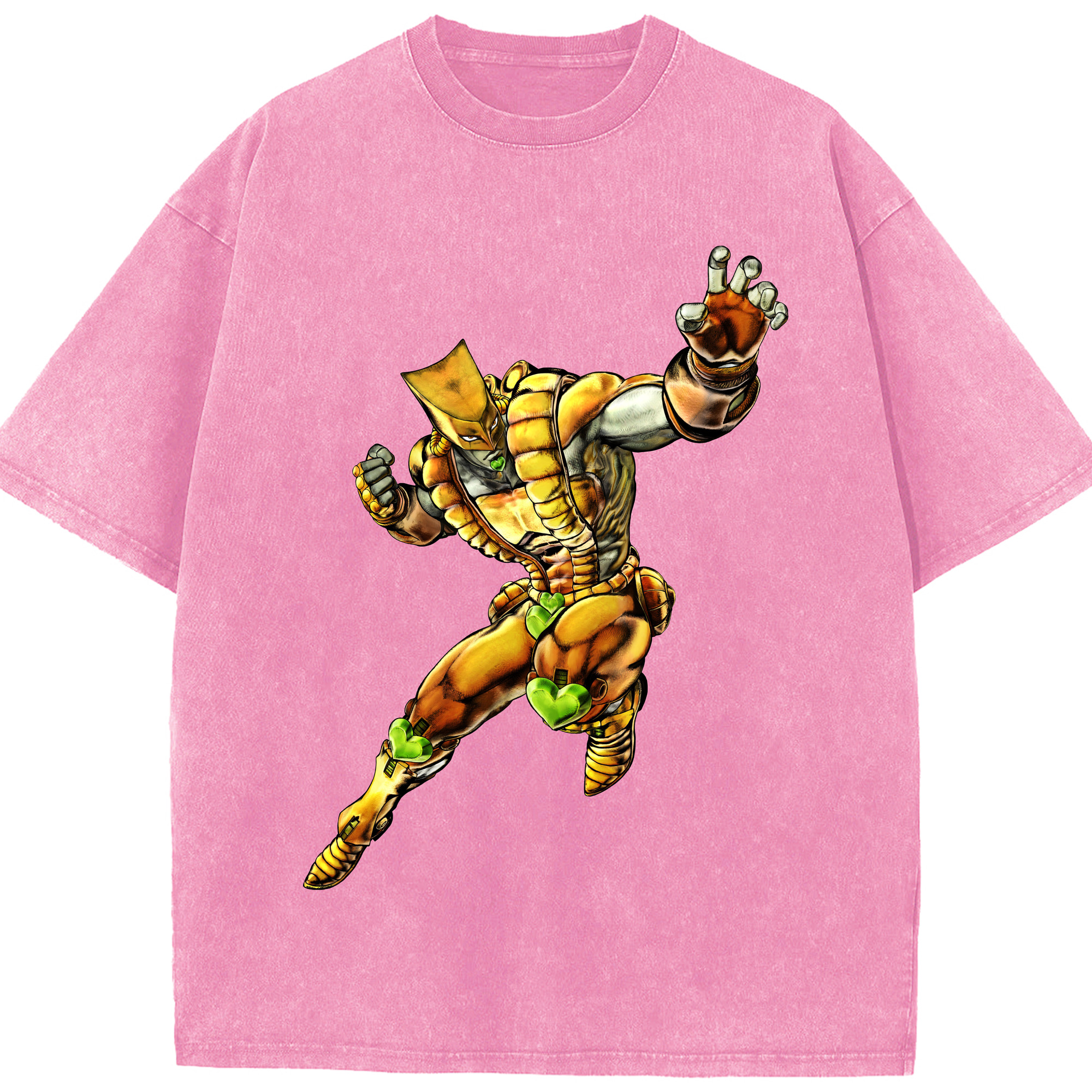 （画像用） ジョジョの奇妙な冒険 ディオ?ブランドー JoJo's Bizarre Adventure Dio Brando 綿100% ヴィンテージ風 半袖Tシャツ（フロントプリント）